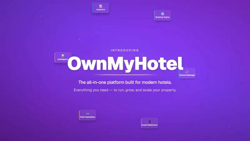 All-in-One Hotel Management Platform screenshot 1 (video preview)
