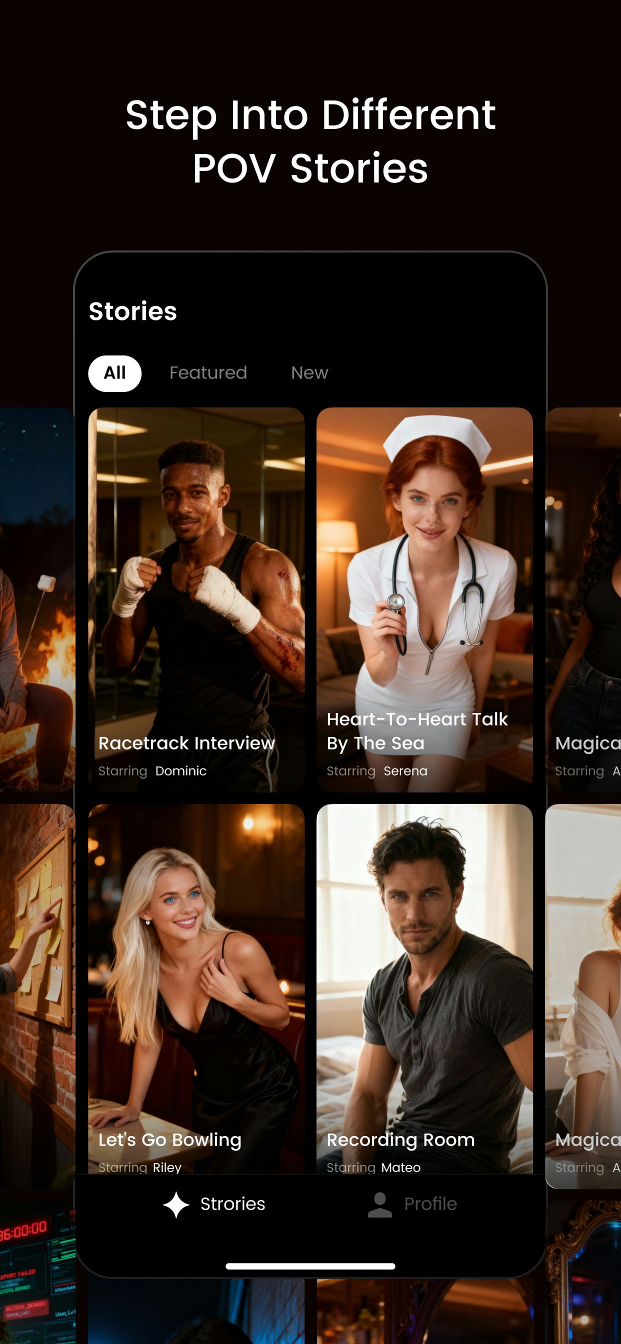 InMe - Story Series - Screenshot 3 showing product features and functionality