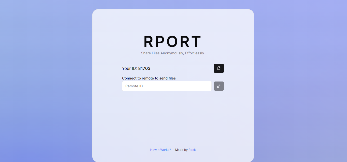 RPORT - Dosyaları zahmetsizce paylaşın. medya 4
