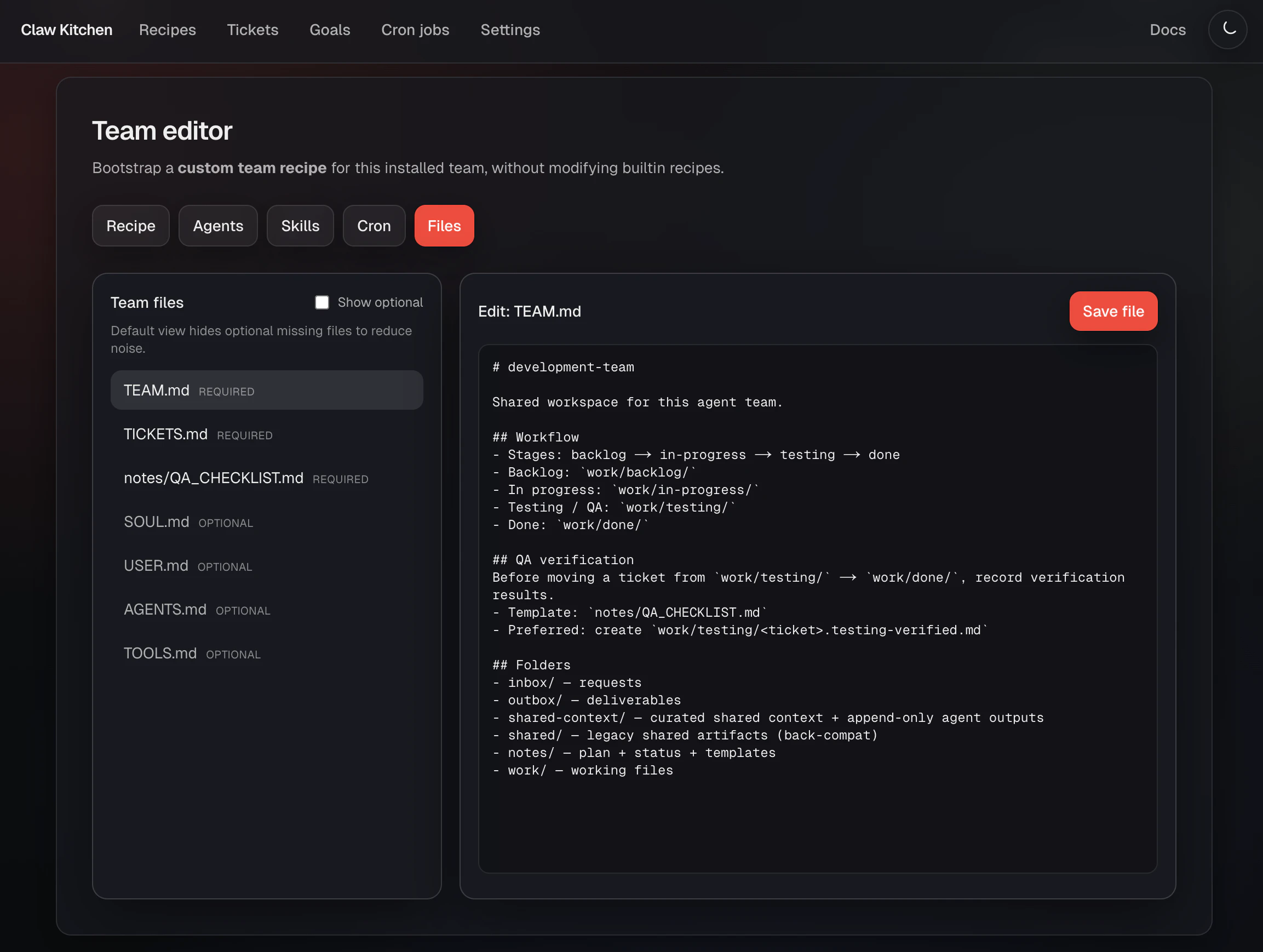 ClawRecipes screenshot 7