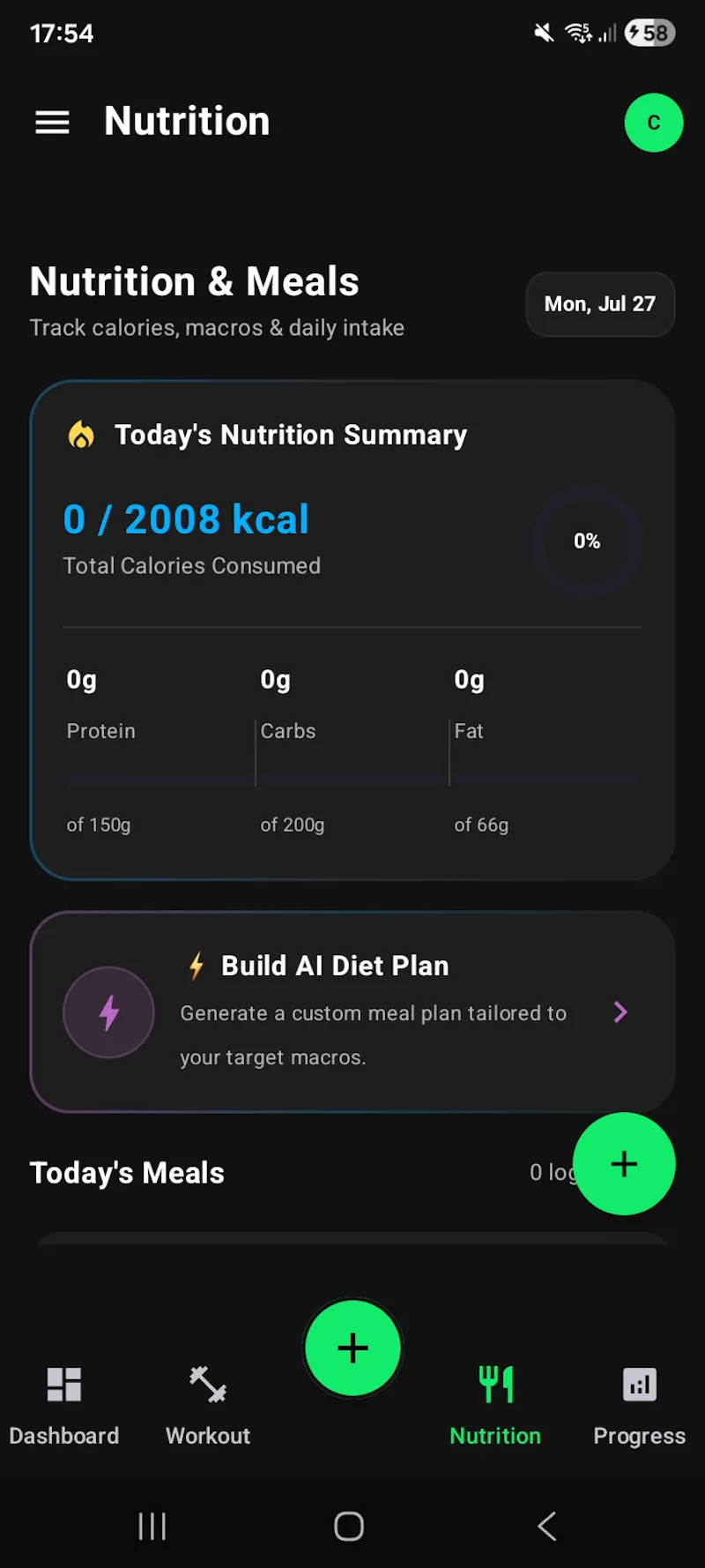 FitBuddy: Diet & Workout Tracker screenshot 11