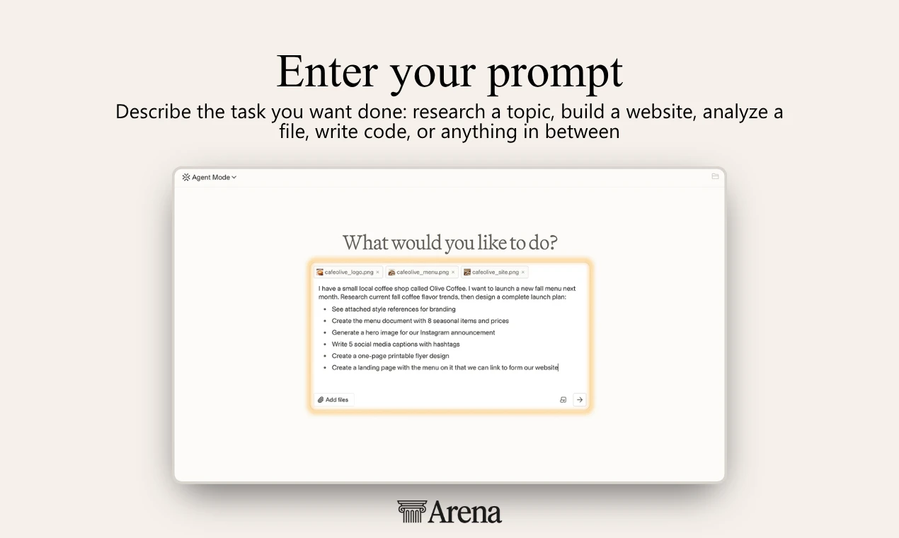 Arena Agent Mode screenshot 3