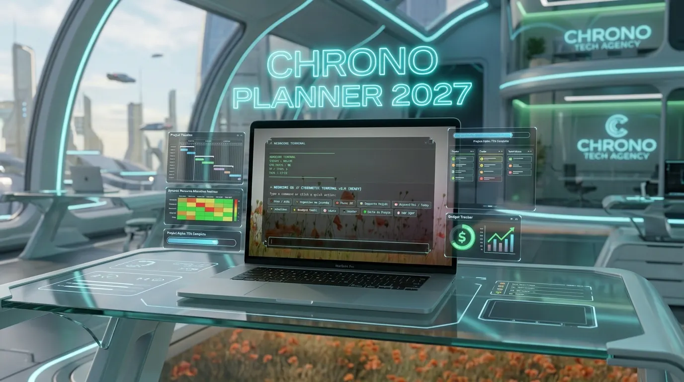 2027 Cyberpunk Digital Planner gallery image