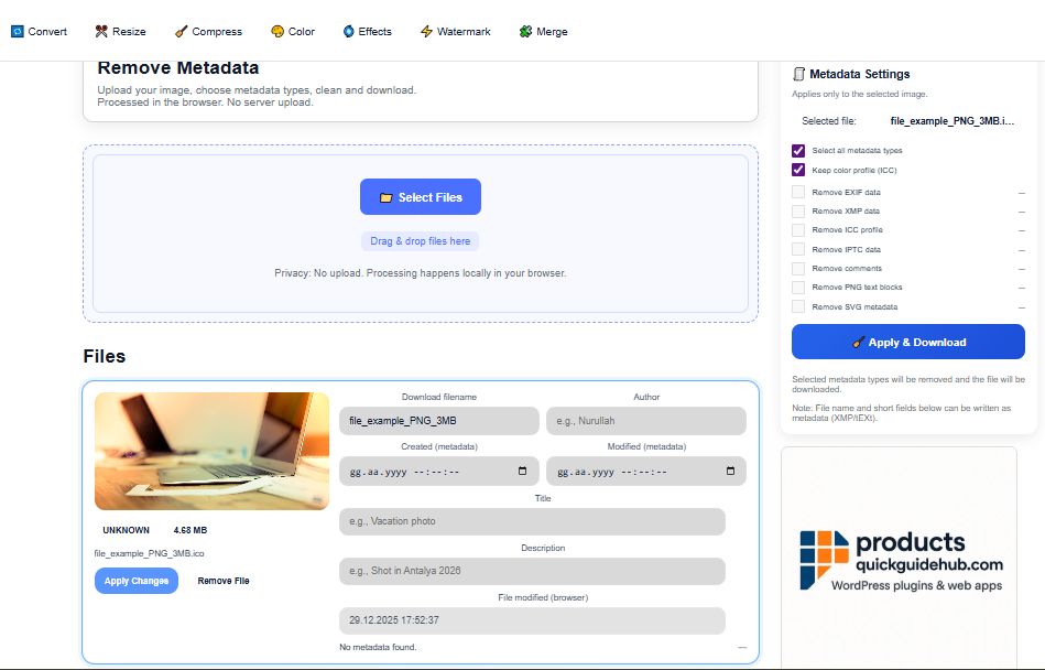 AllImageLab - Screenshot 3 showing product features and functionality
