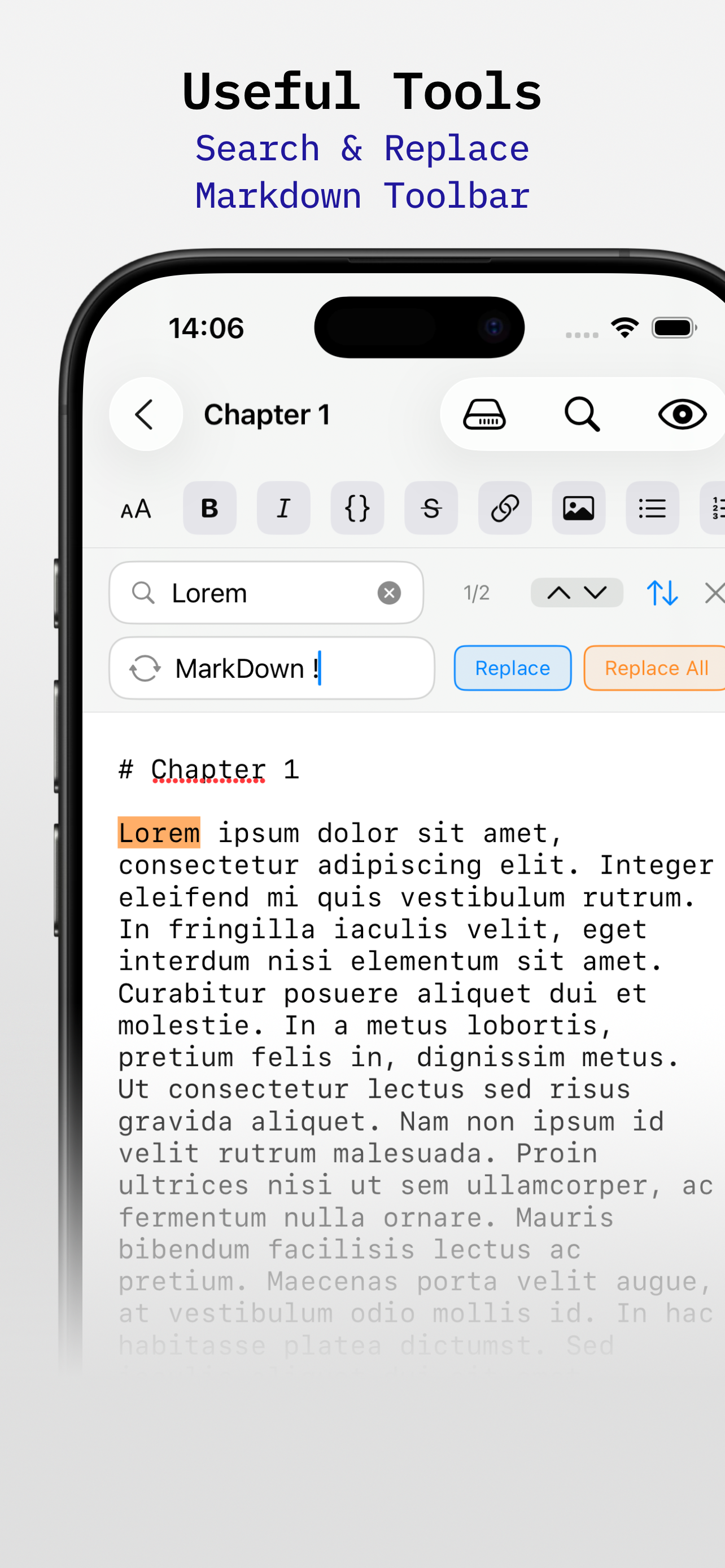 Lettera, Markdown Edit with iCloud Sync gallery image
