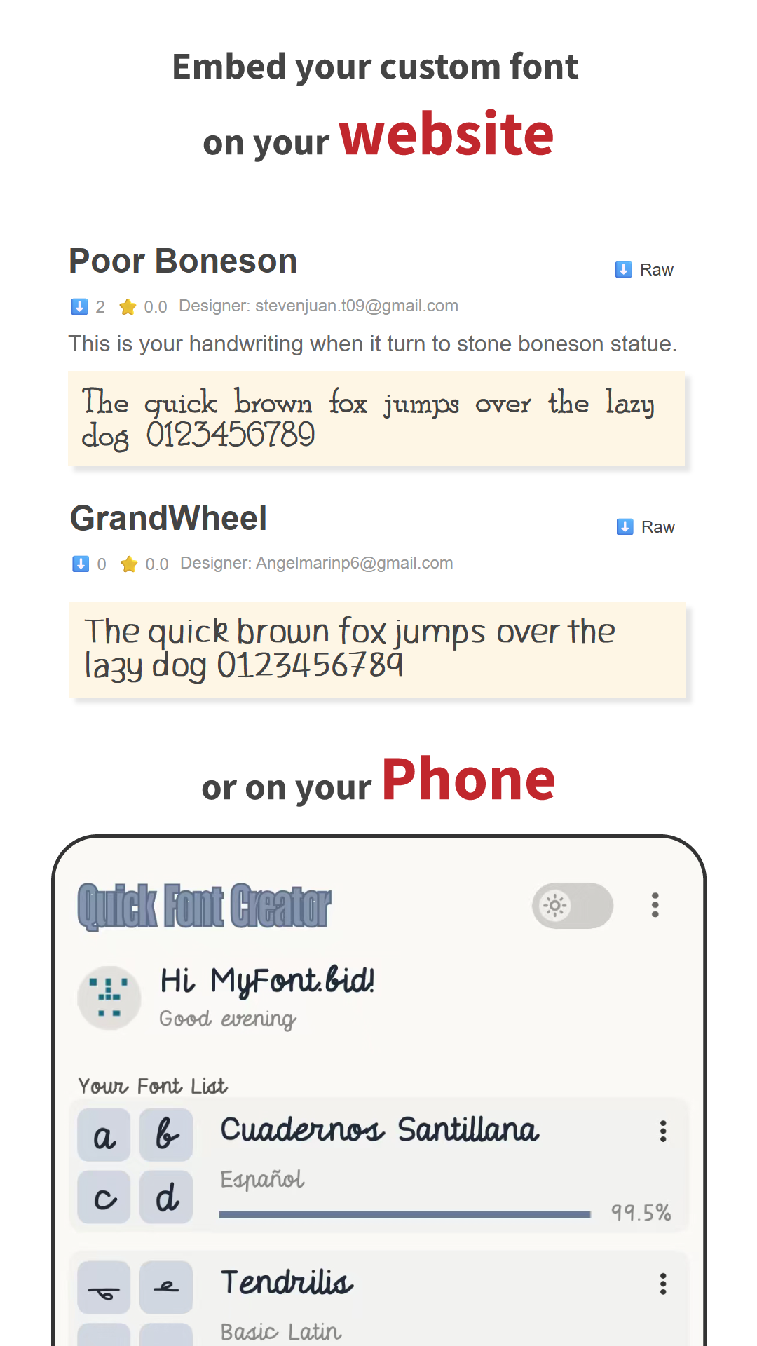 Quick Font Creator gallery image