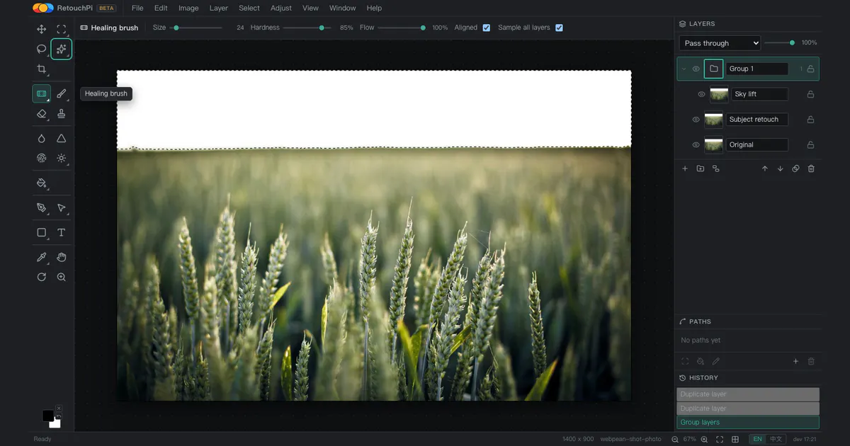 RetouchPi gallery image