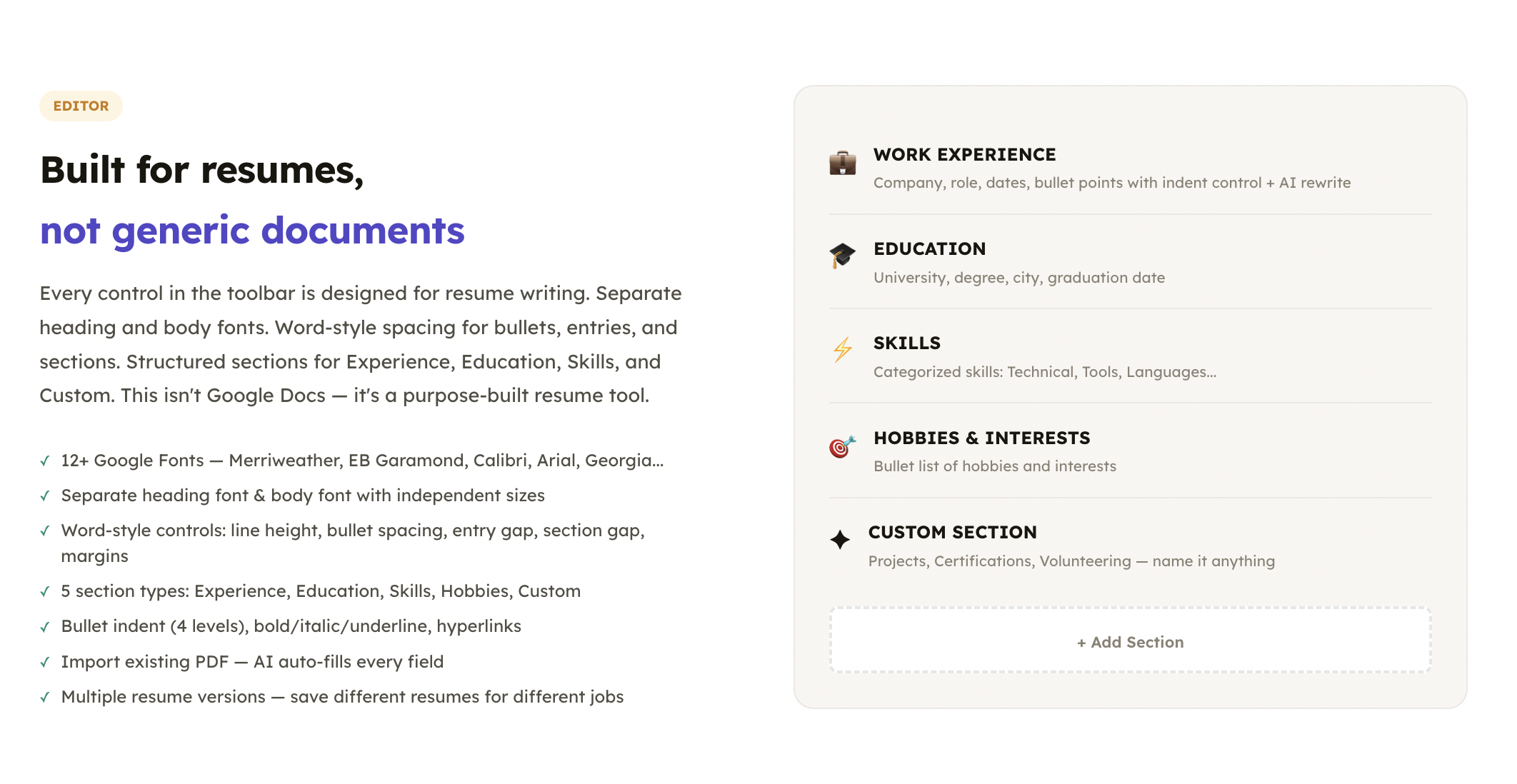 Resume Story gallery image