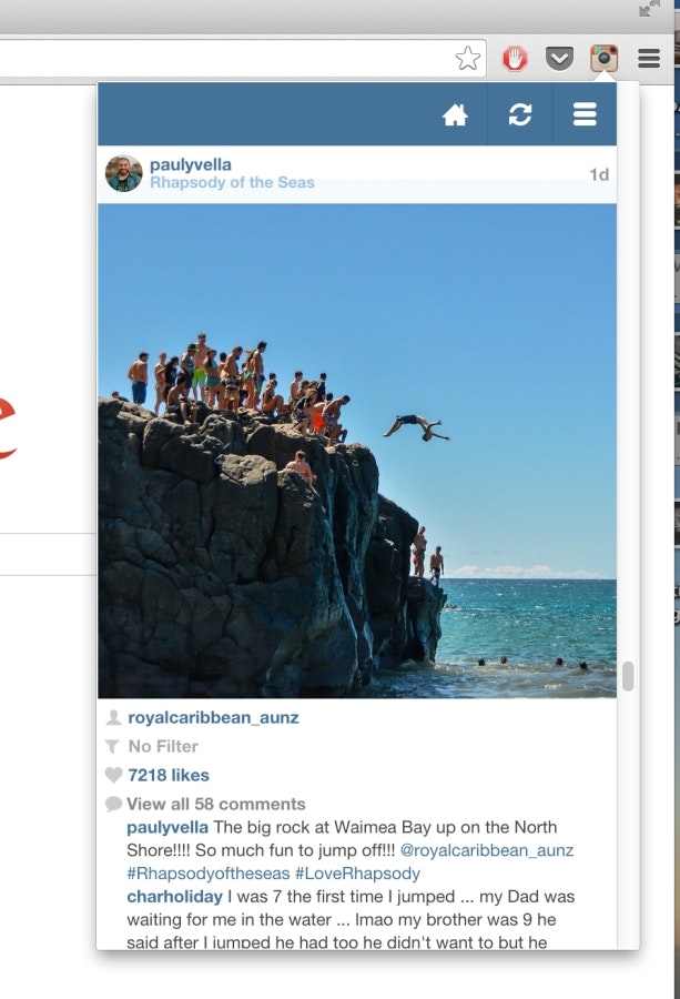 Instagram for Chrome (extension)