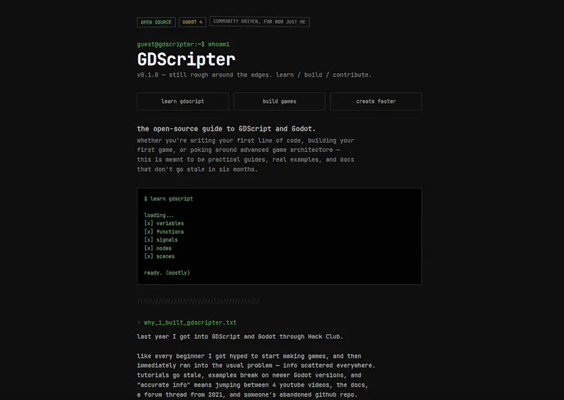 GDScripter screenshot 1
