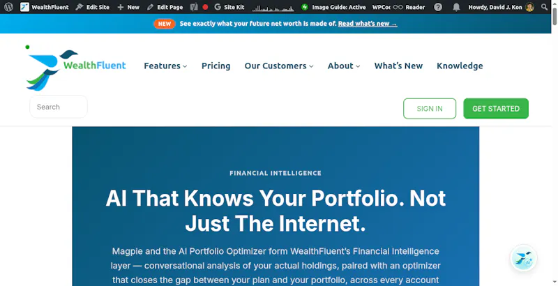 WealthFluent screenshot 1