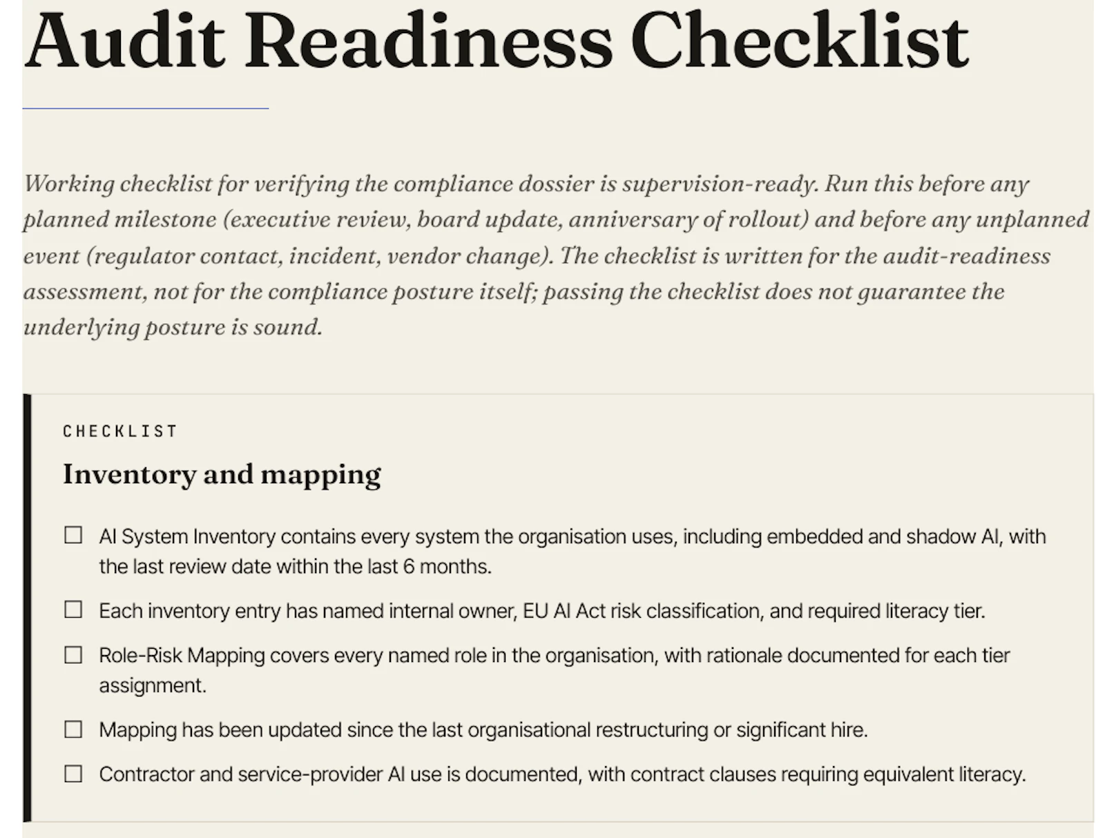EU AI Act Articlr 4 AI Compliance Pack screenshot 6