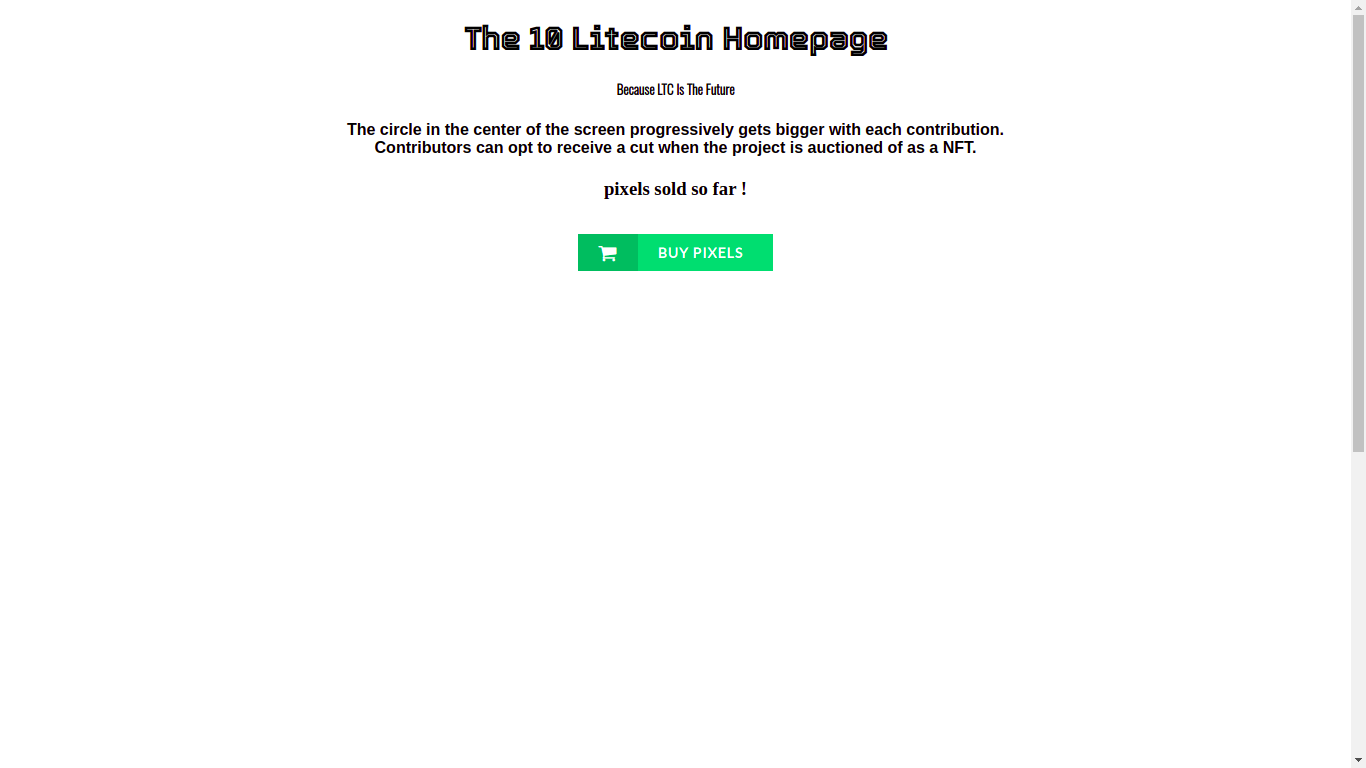 The 10 Litecoin Homepage gallery image