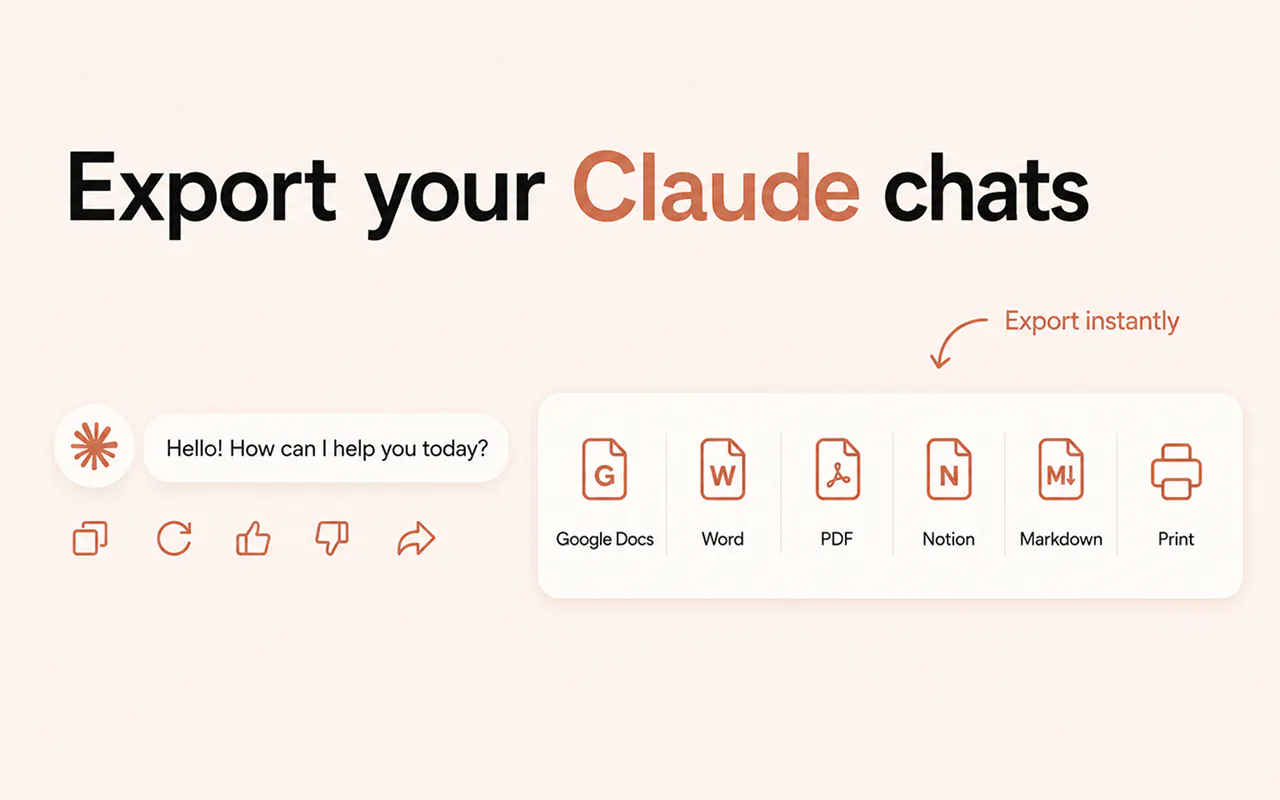 Chat Exporter for Claude gallery image