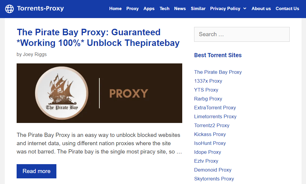 Torrents-Proxy gallery image