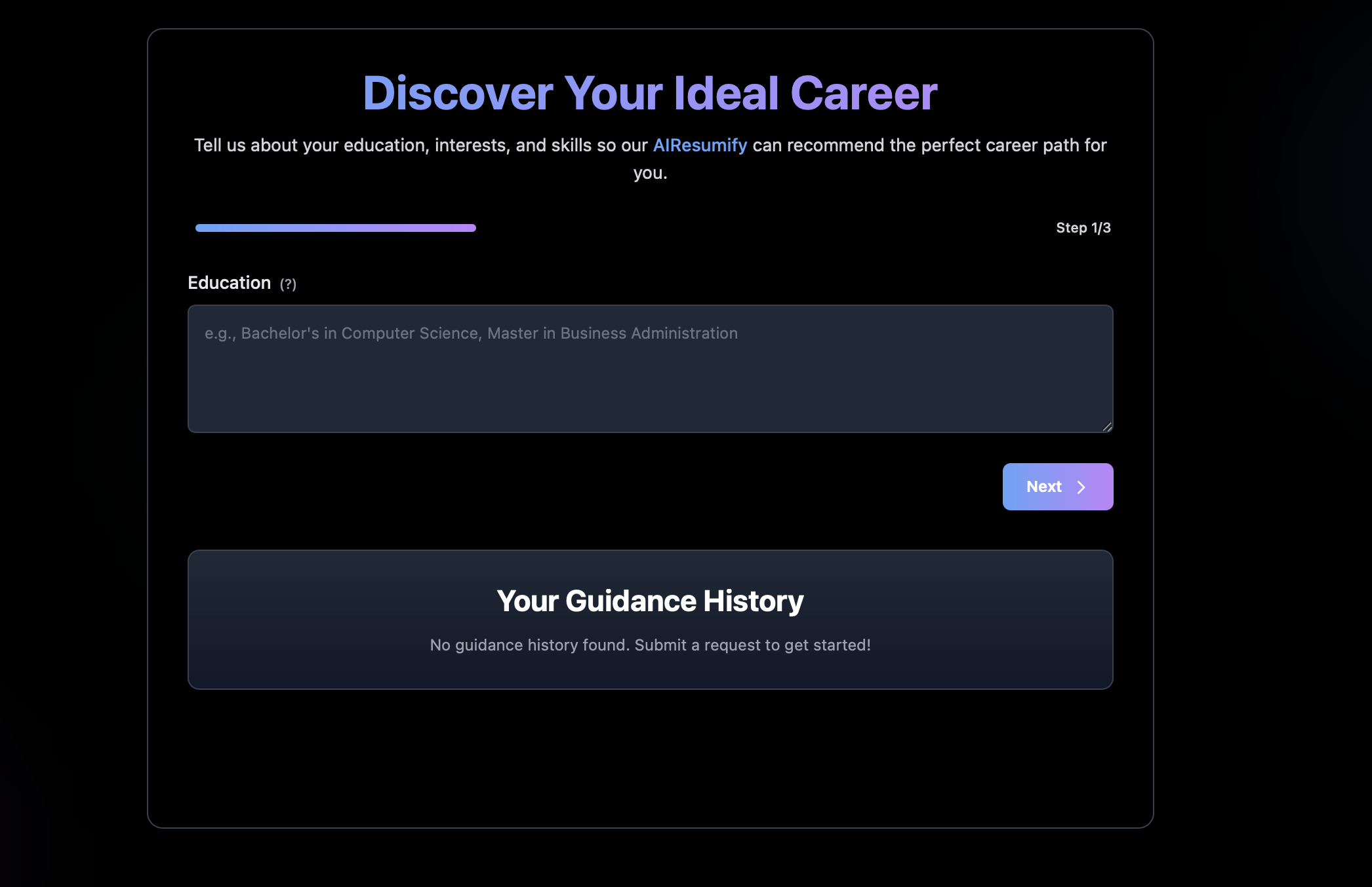 Airesumify - Riprende più rapidamente con le interviste a terra. media 4