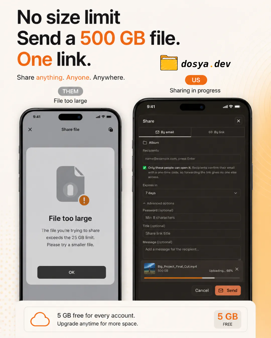 Dosya cloud storage gallery image