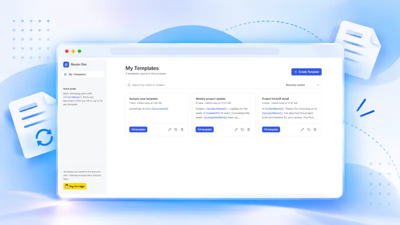 Reuse-Doc screenshot 1