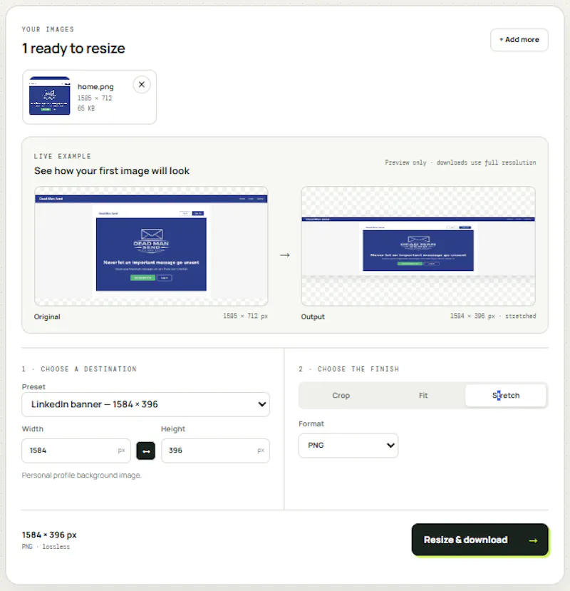 RightSizeFast screenshot 3