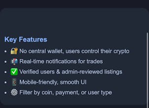 CryptoBSE - Buy sell exchange locally gallery image