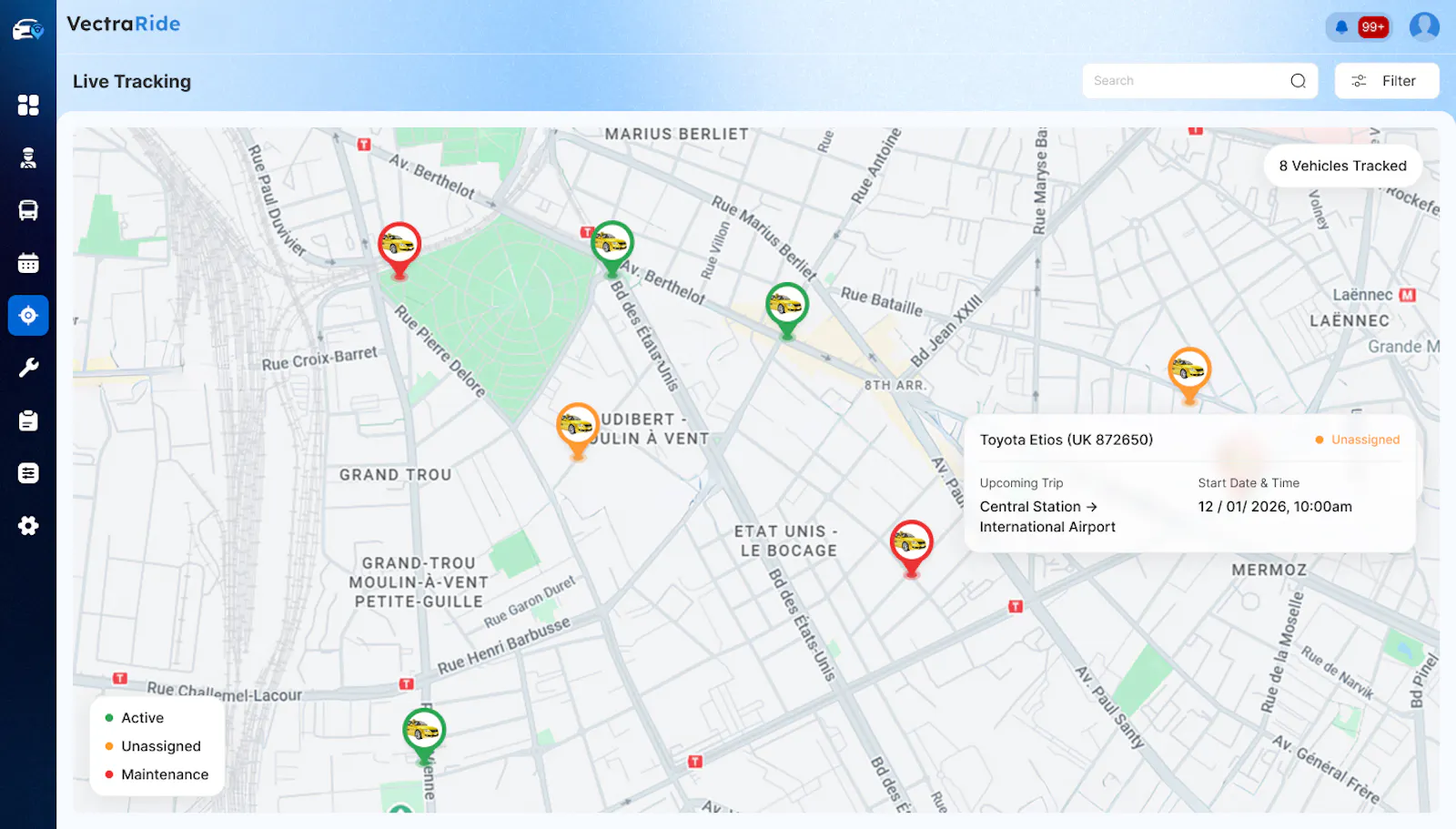 VectraRide screenshot 1