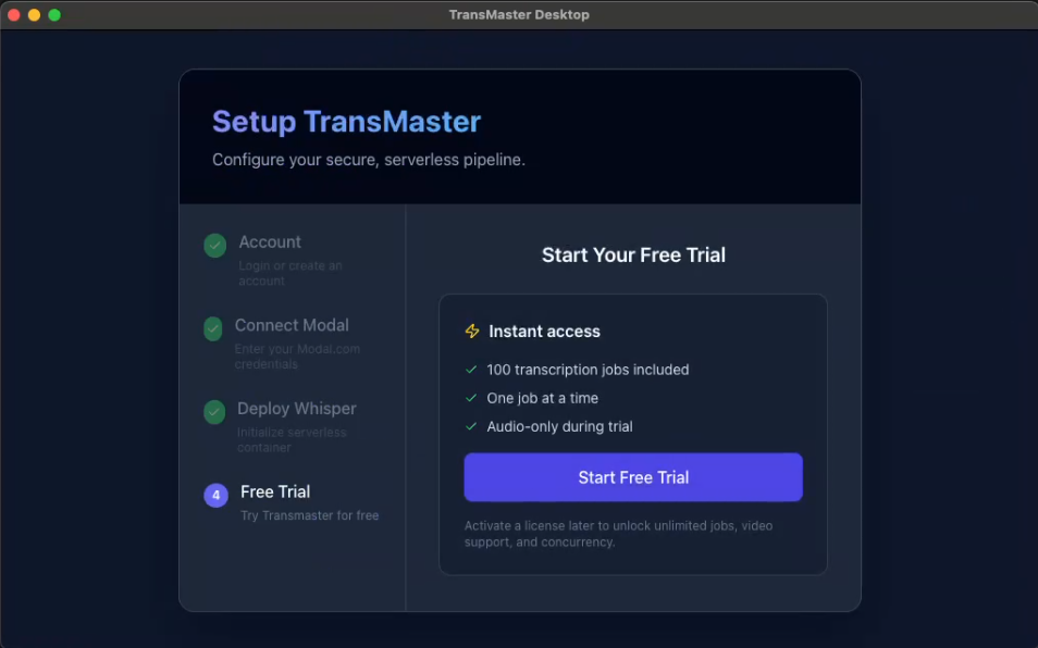 TransMaster - Main product screenshot demonstrating key features and user interface