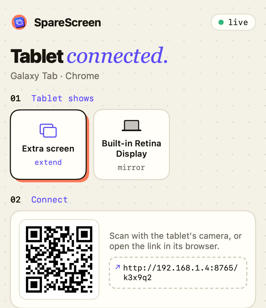 SpareScreen gallery image