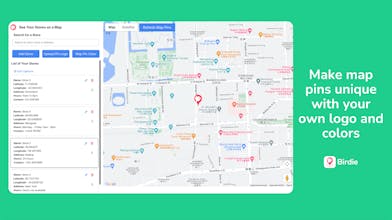 Birdie: Store Locator Map gallery image