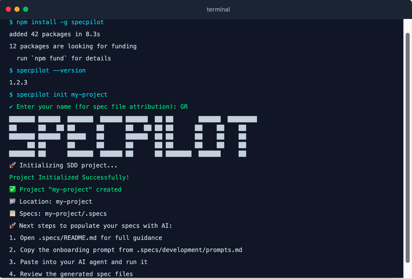 SpecPilot gallery image