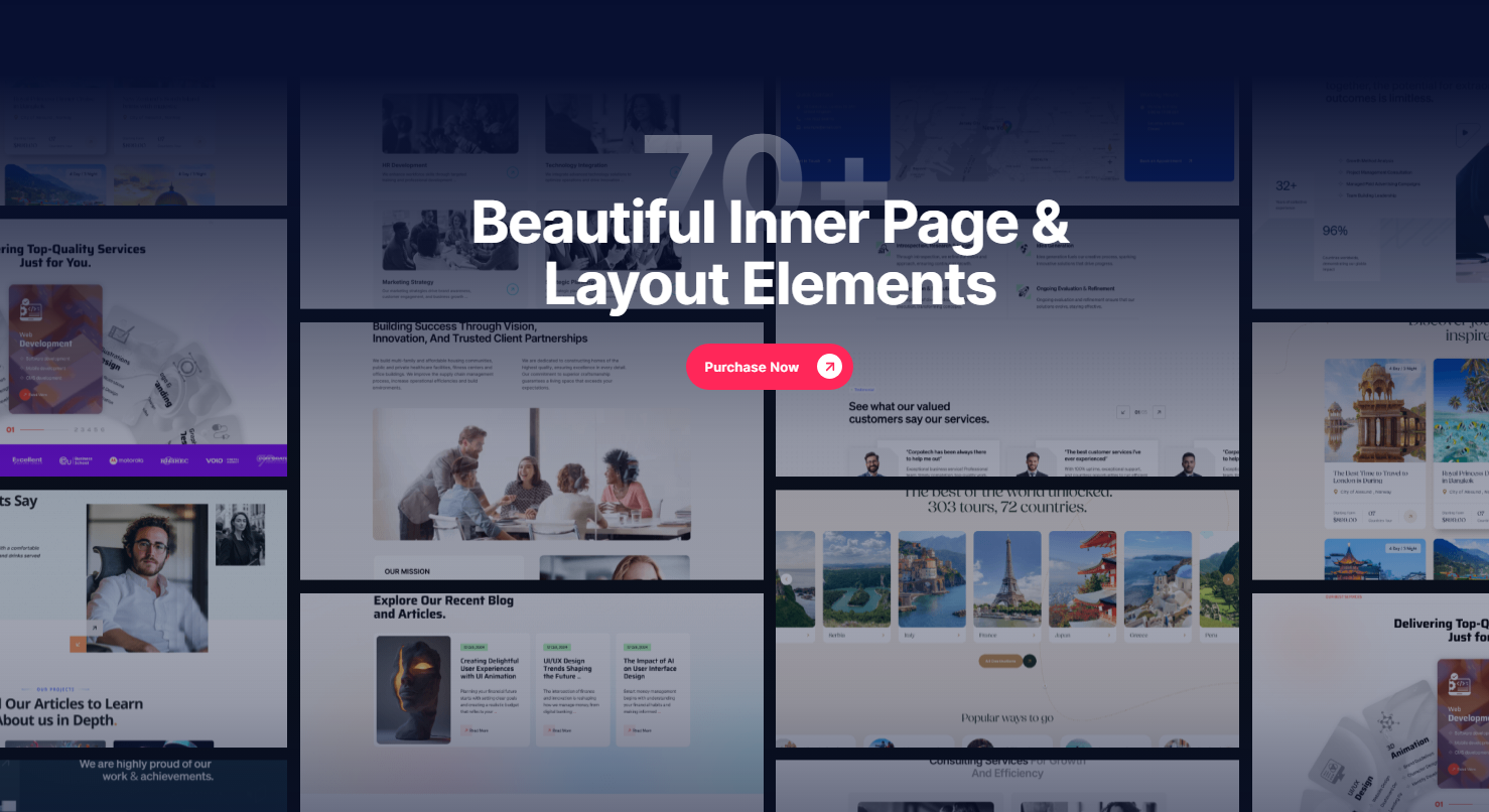 Creative Portfolio & Agency WP Theme - Screenshot 2 showing product features and functionality