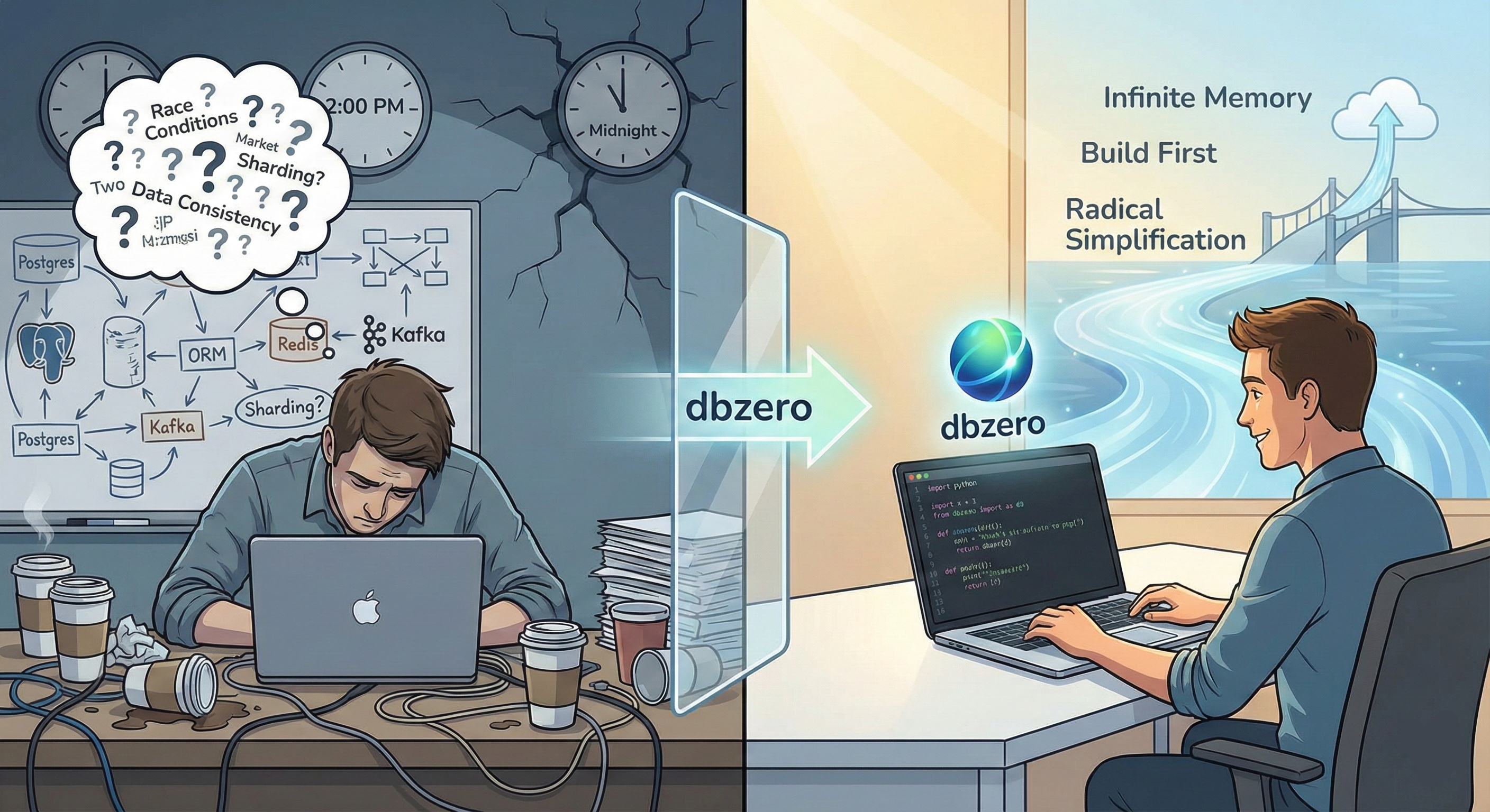 dbzero - Main product screenshot demonstrating key features and user interface