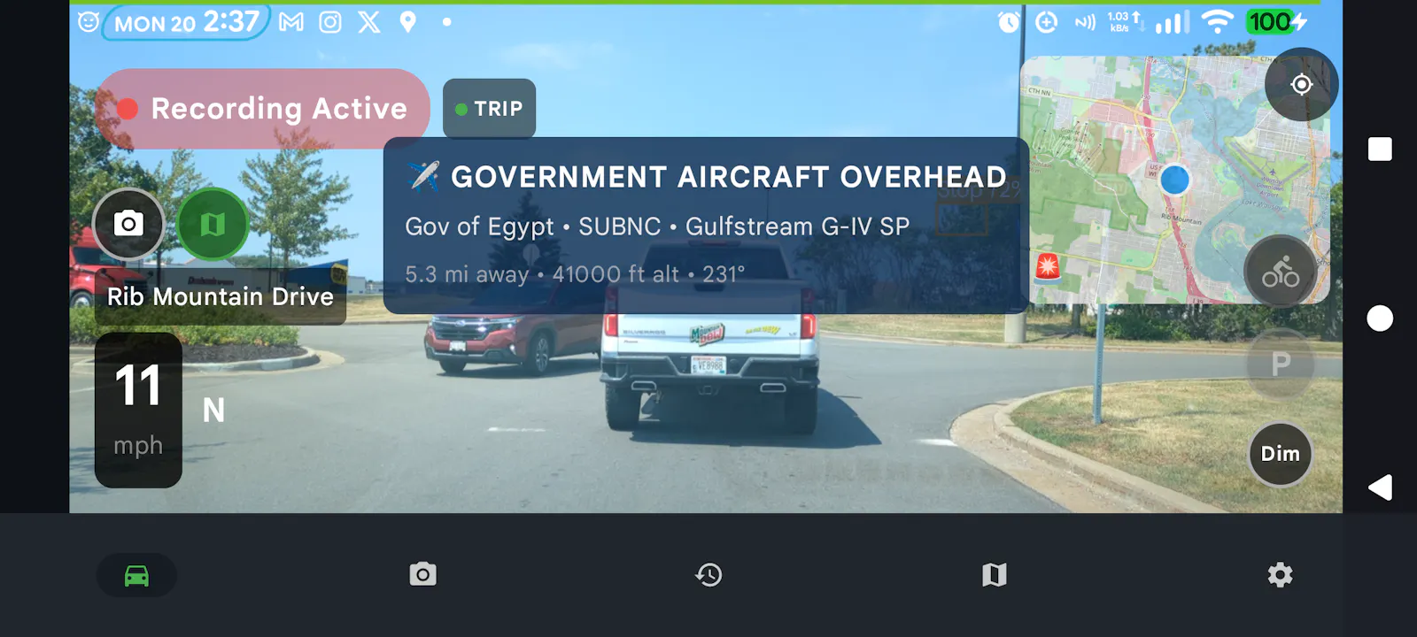 DriveSight dash cam app screenshot 2