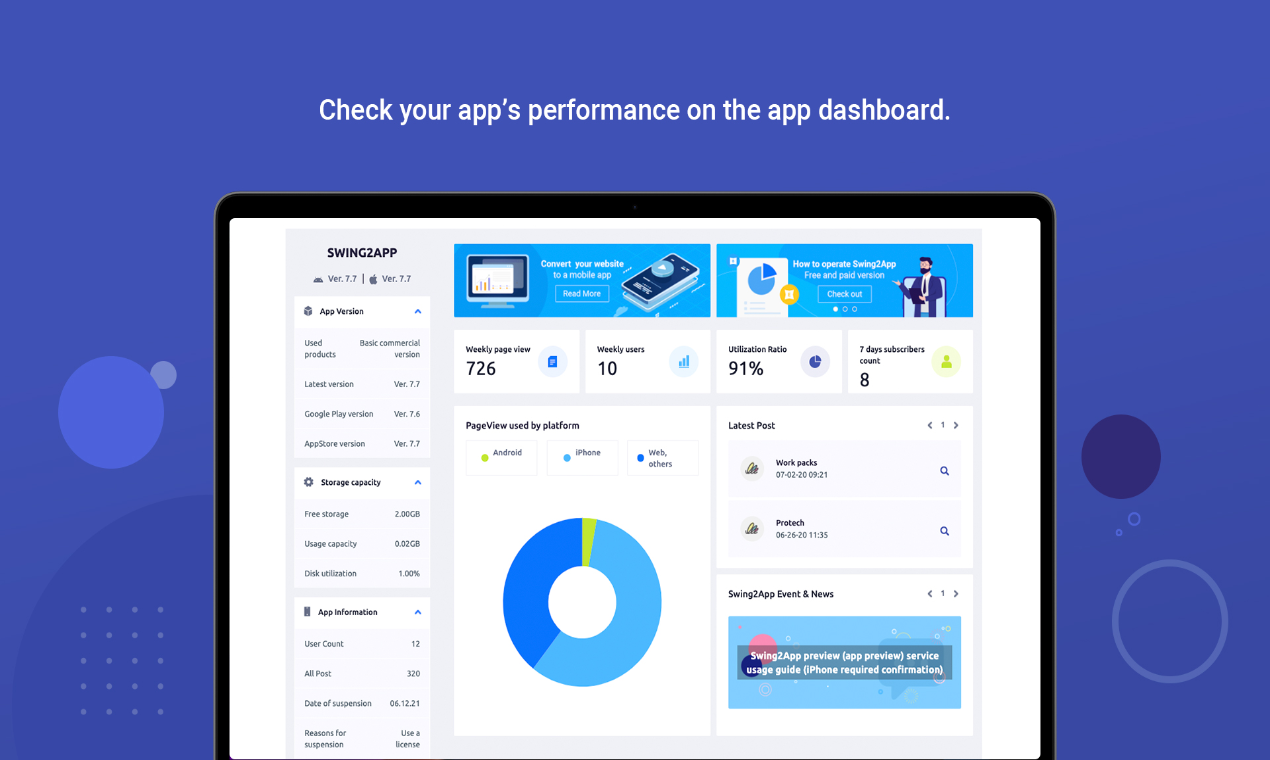 Swing2App gallery image
