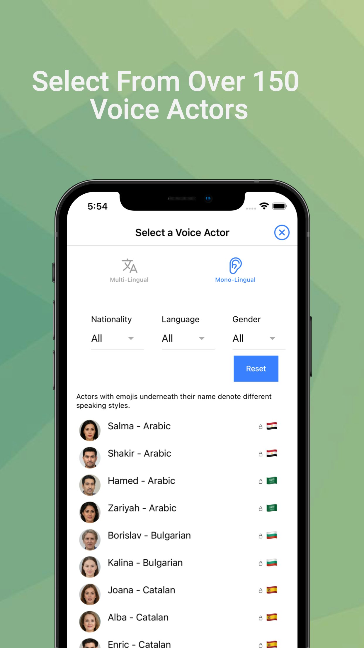 AI Powered Voice Actors gallery image