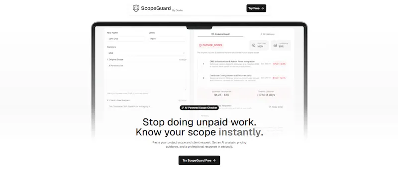 ScopeGuard AI screenshot 2
