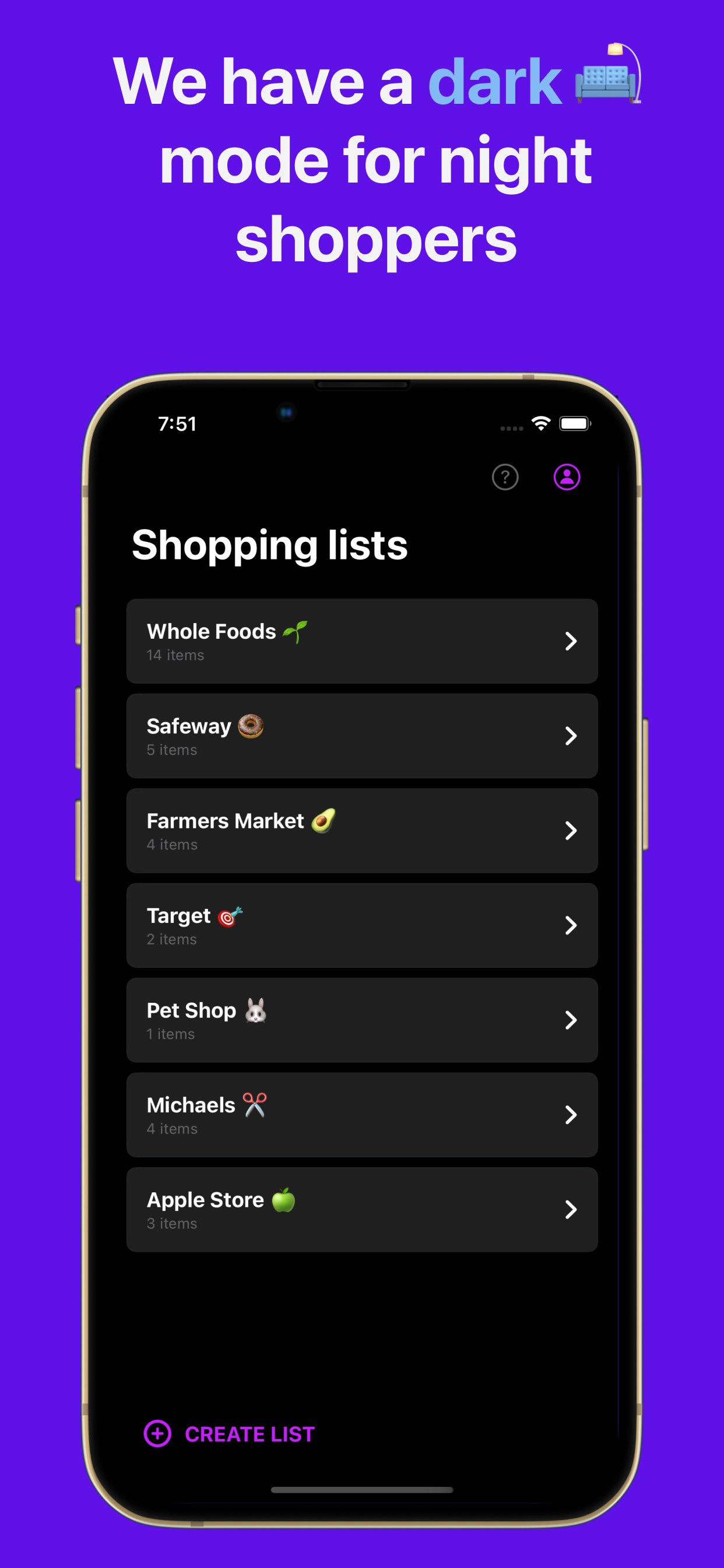 Lista de compras para toda a família media 5