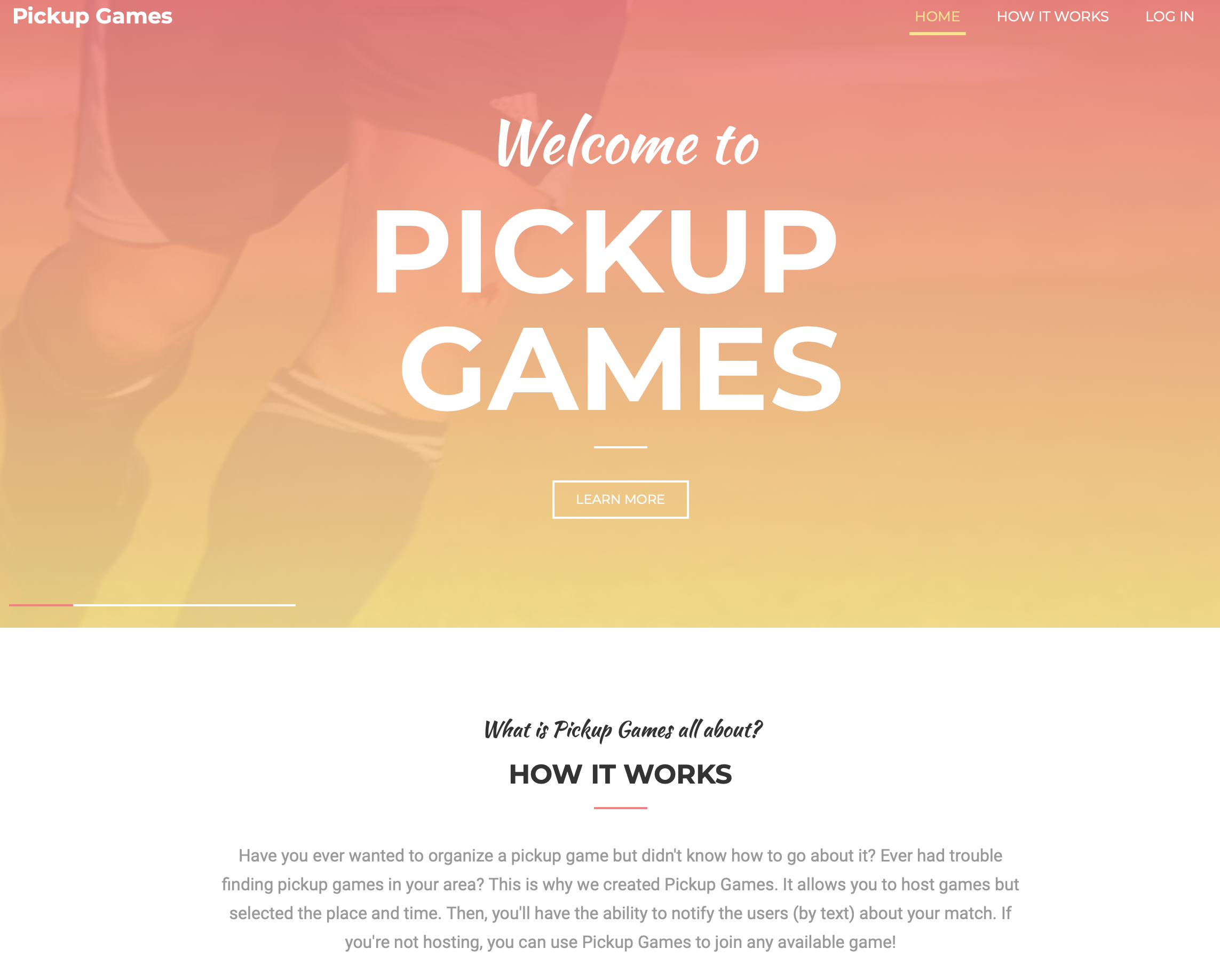 Pickup Games or Events around you. gallery image
