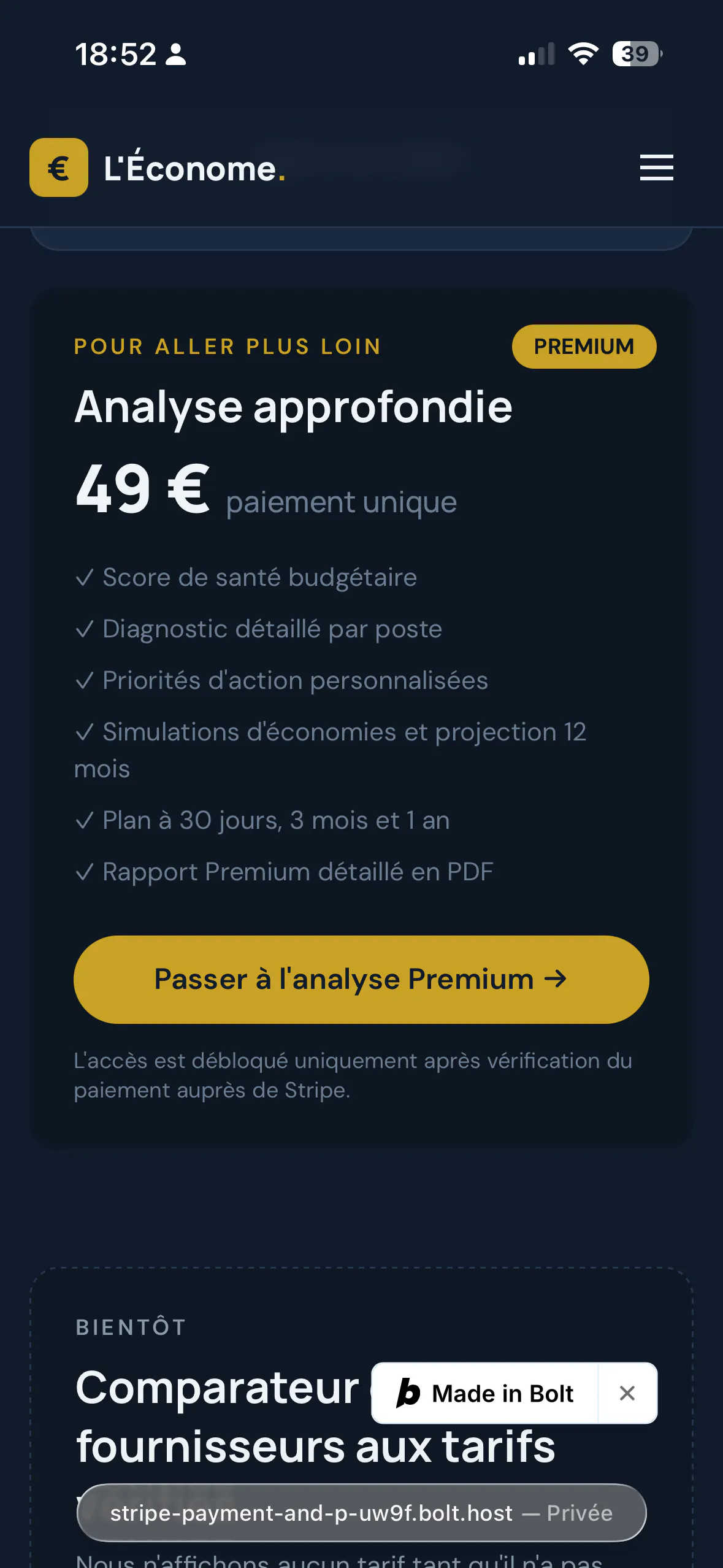 L'Économe — Analyse budgétaire  gallery image