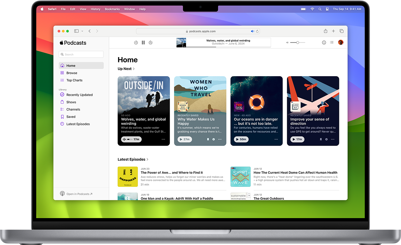 startuptile Apple Podcasts for Web-Enjoy the full experience on any web browser on any device