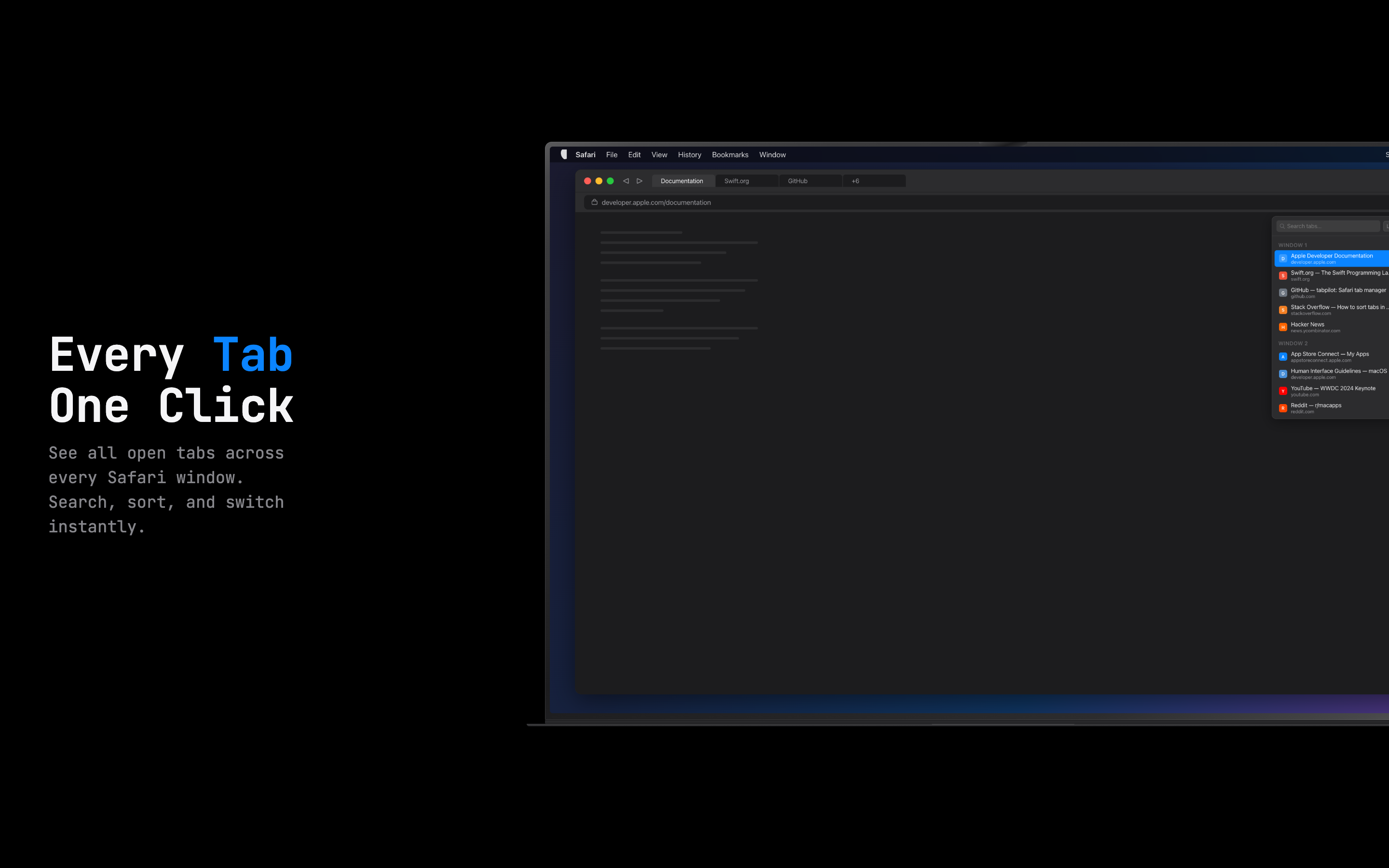 TabScope: Every Tab, One Click gallery image