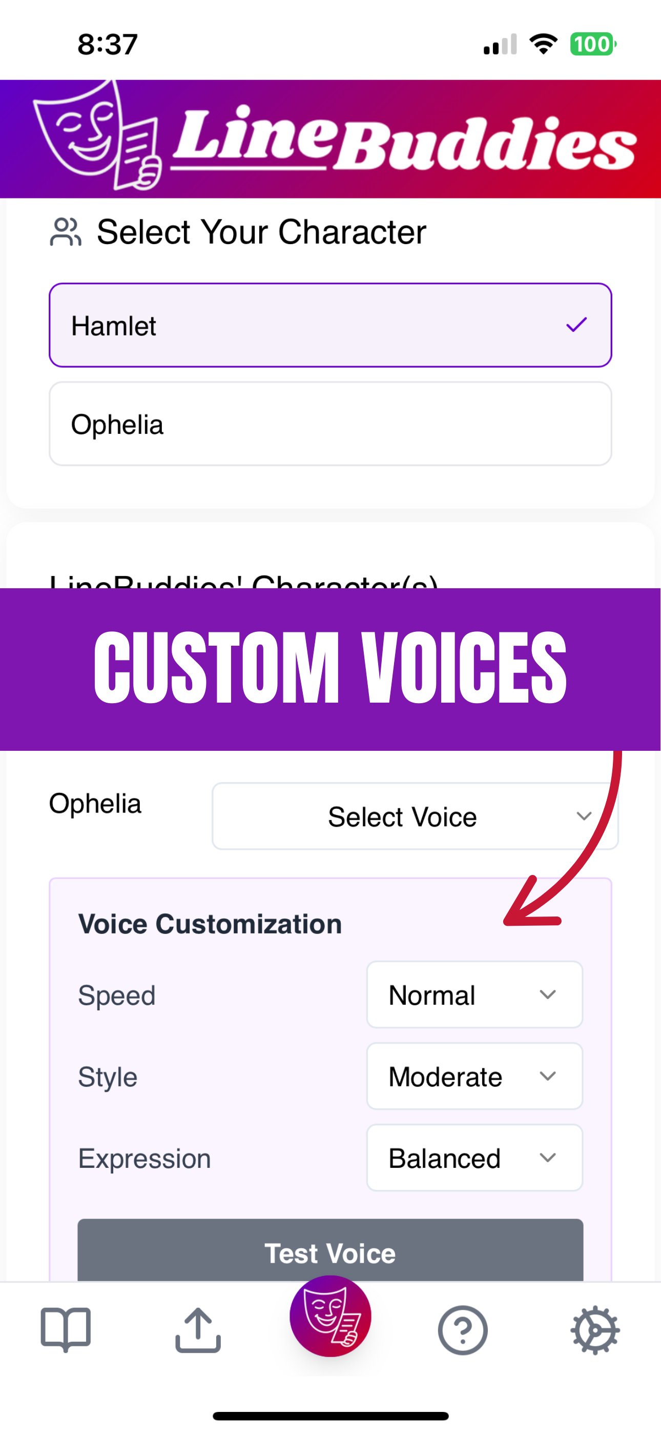 Média Bousculades - Application de répétition de scène alimentée par AI pour les acteurs et les conférenciers 3