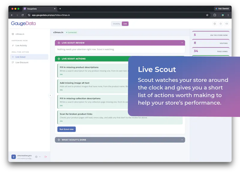 GaugeData screenshot 2