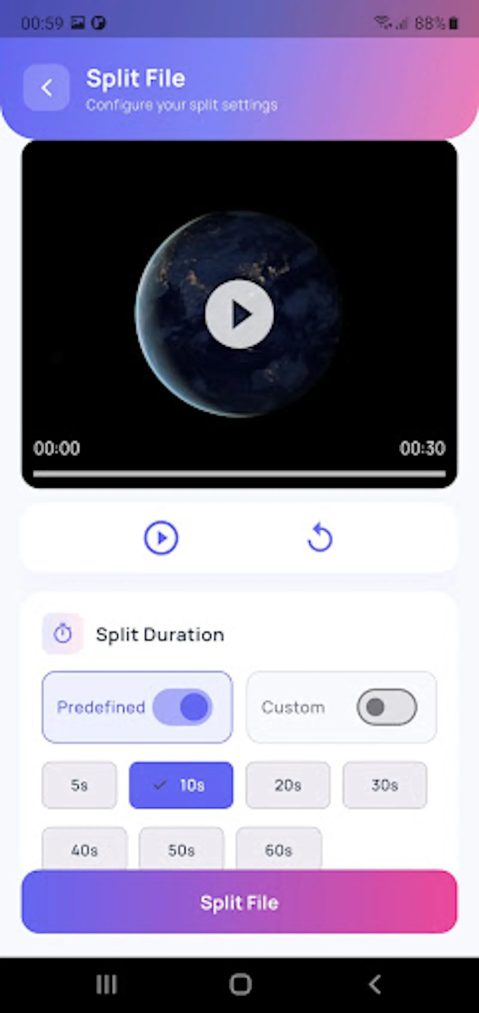 Video Splitter App screenshot 4
