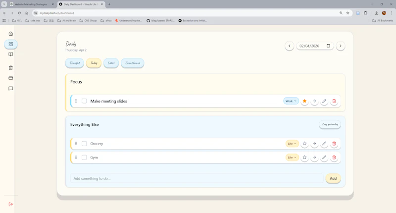 Daily Dash screenshot 2