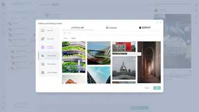 Onlypult - to work with social media gallery image