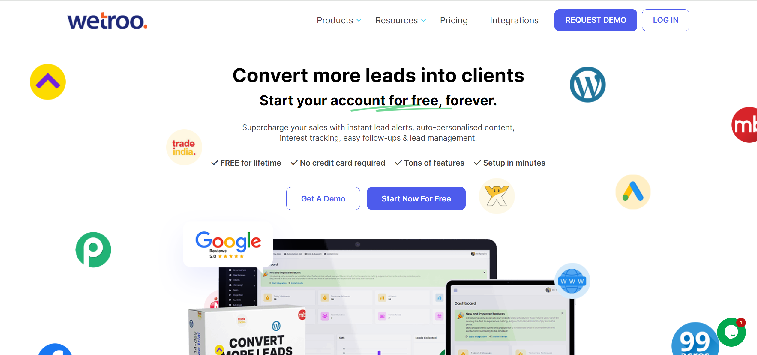 Plataforma de automação de marketing Wetroo CRM media 2