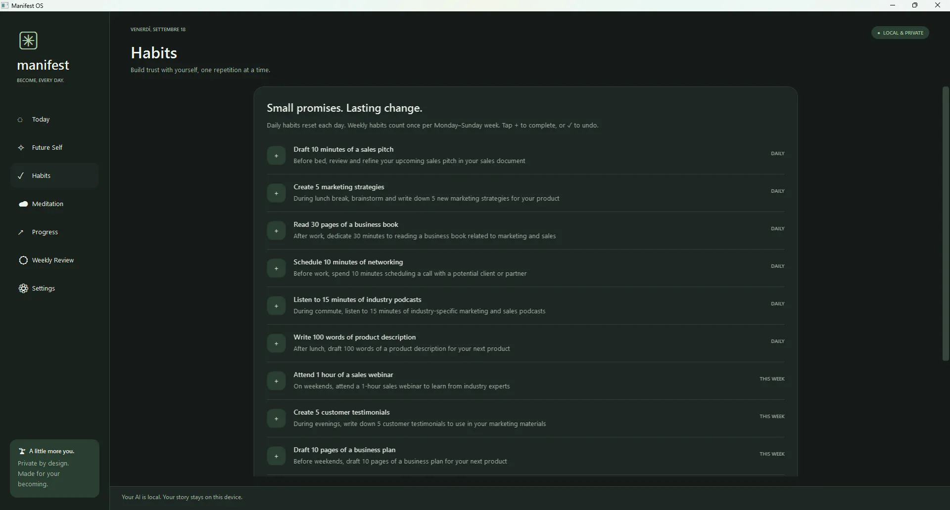 Manifest OS  gallery image
