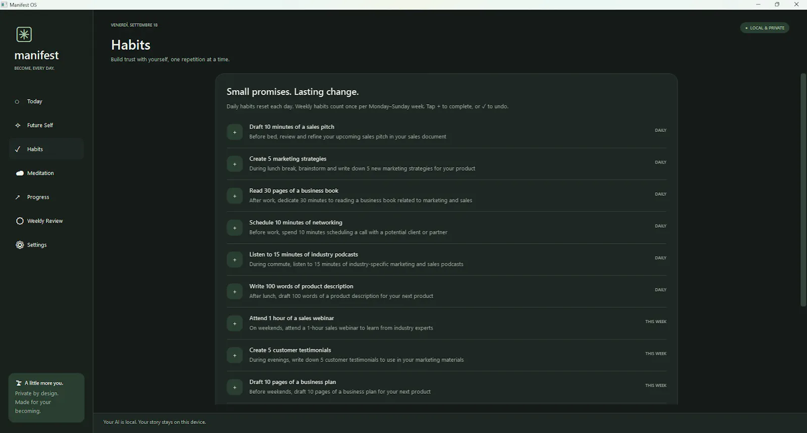 Manifest OS  screenshot 3