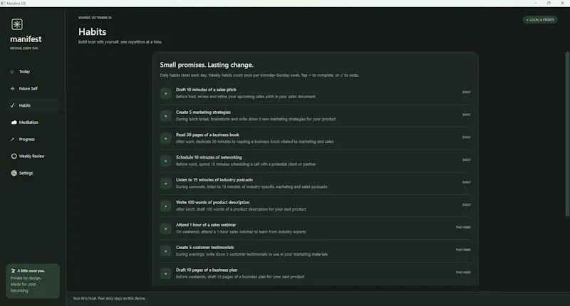 Manifest OS  screenshot 3