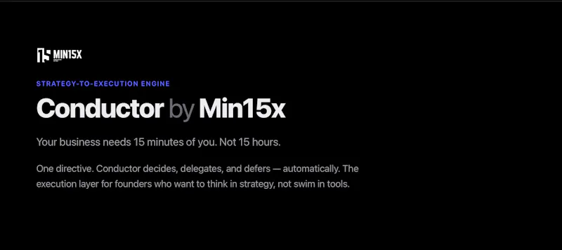 Conductor by Min15x - The Founder OS screenshot 2